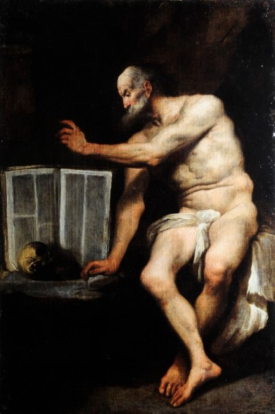 Hl. Hieronymus, um 1700, Italien, Neapel