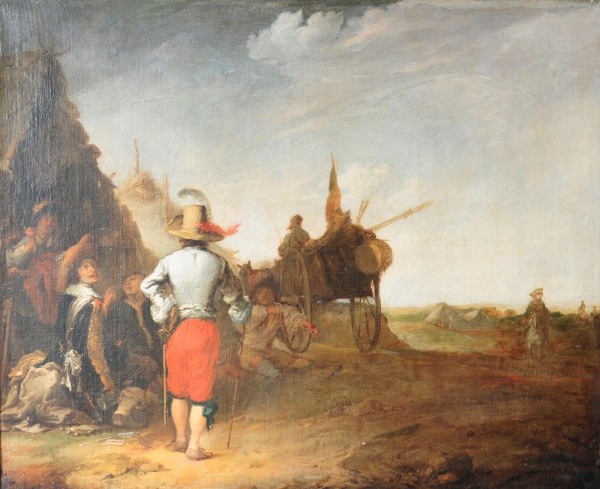 Nach der Schlacht, Matthias Scheits (1625-1700), 17. Jh., Deutschland HH