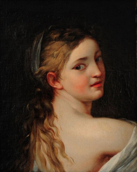 Portrait eines jungen Mädchens, 18. Jh., Frankreich