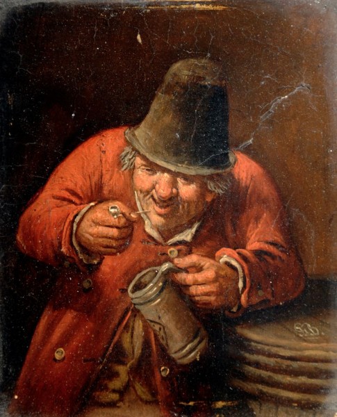 Wirt und Wirtin, 18. Jahrhundert, holländisch